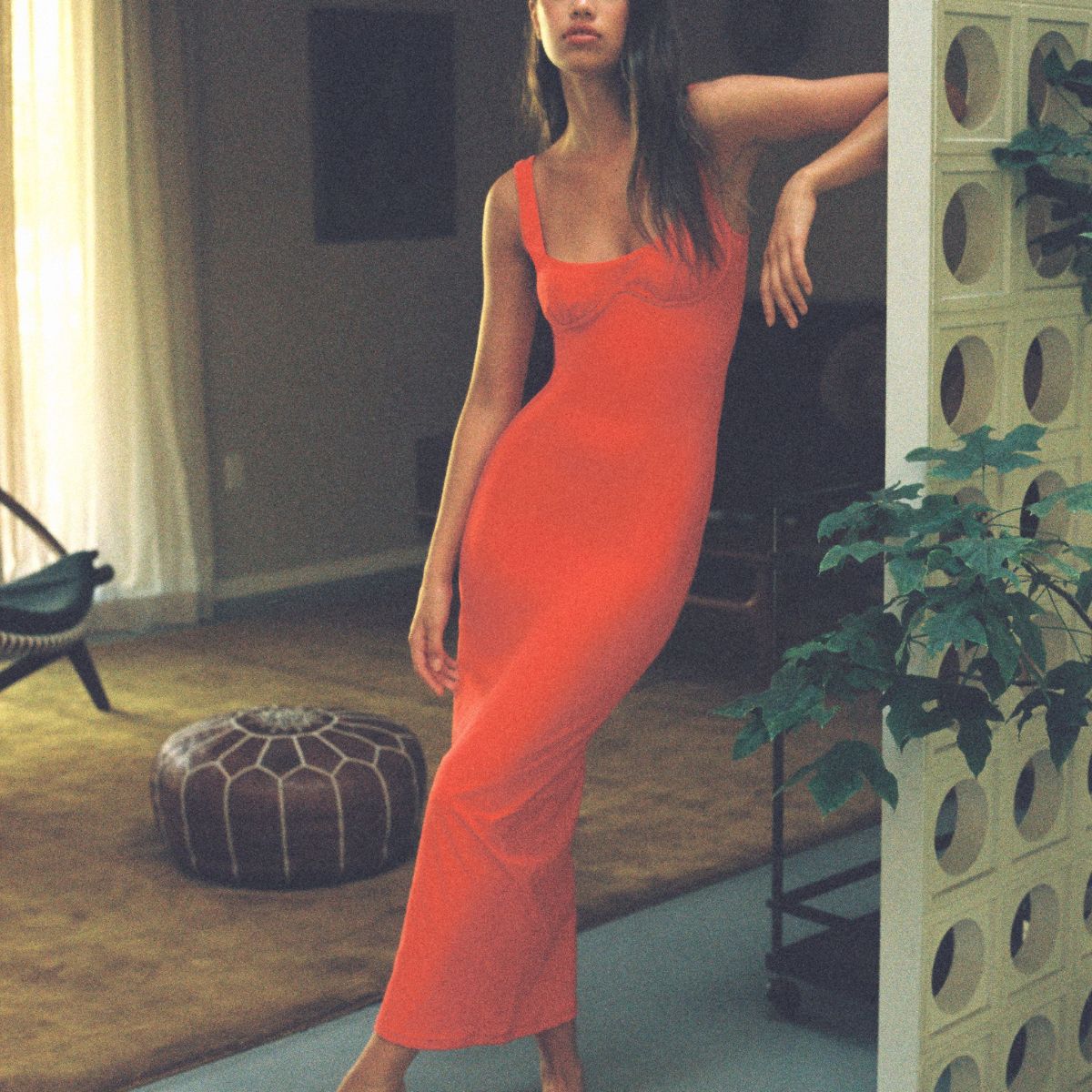 Montce Cherry Kaia Long Dress-Red