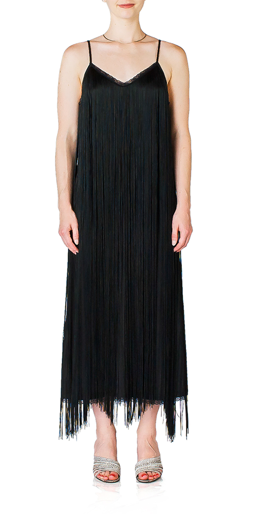 MM6 Maison Margiela | Fringed Slip Dress | Maison Rogue