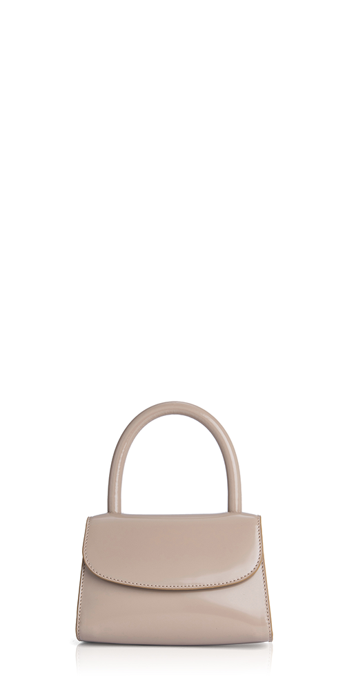 By Far Embossed Leather Mini Bag - Brown Mini Bags, Handbags