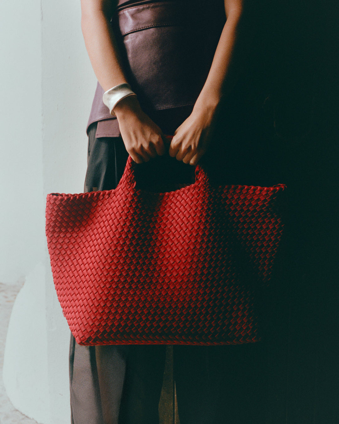 St. Barths Large Tote Rosso