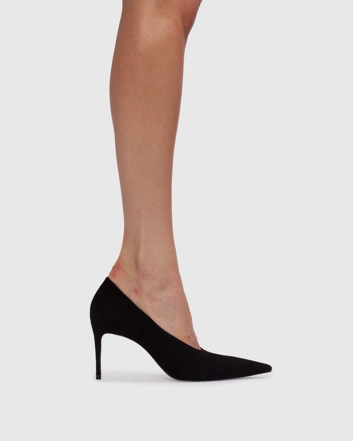 Jona 80mm Pumps Black Suede
