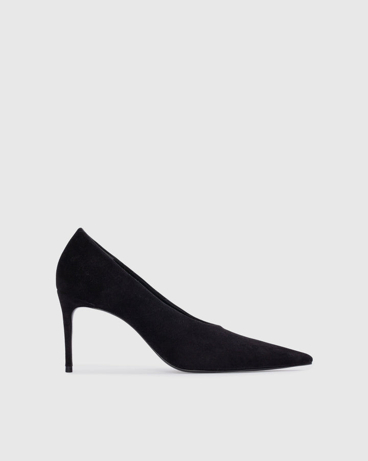 Jona 80mm Pumps Black Suede