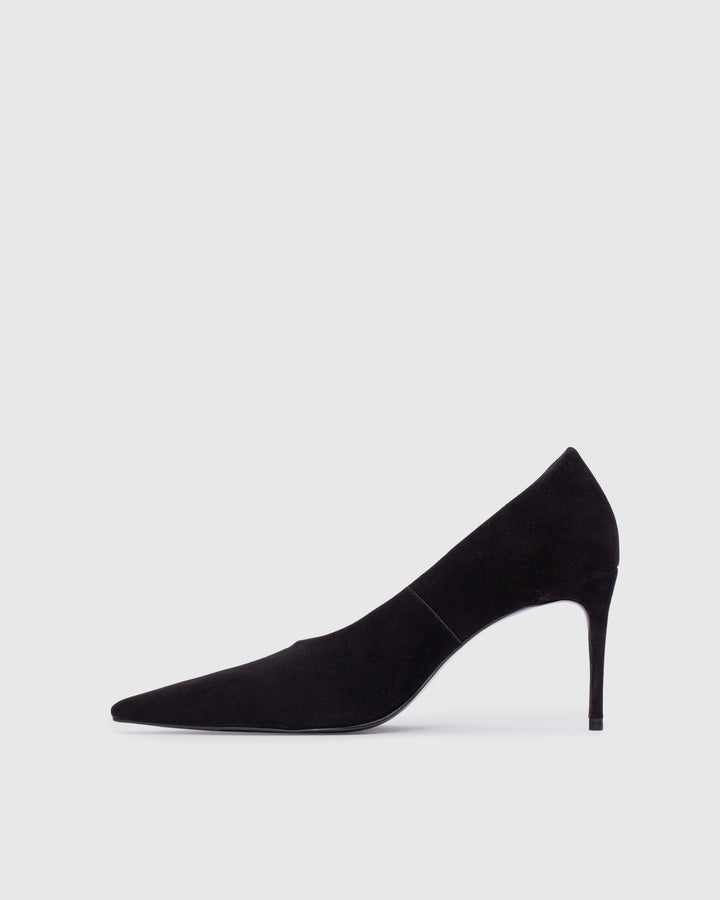 Jona 80mm Pumps Black Suede