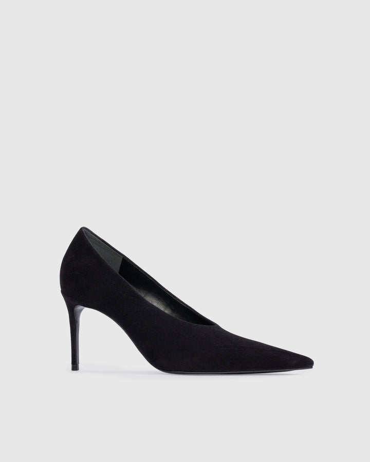 Jona 80mm Pumps Black Suede