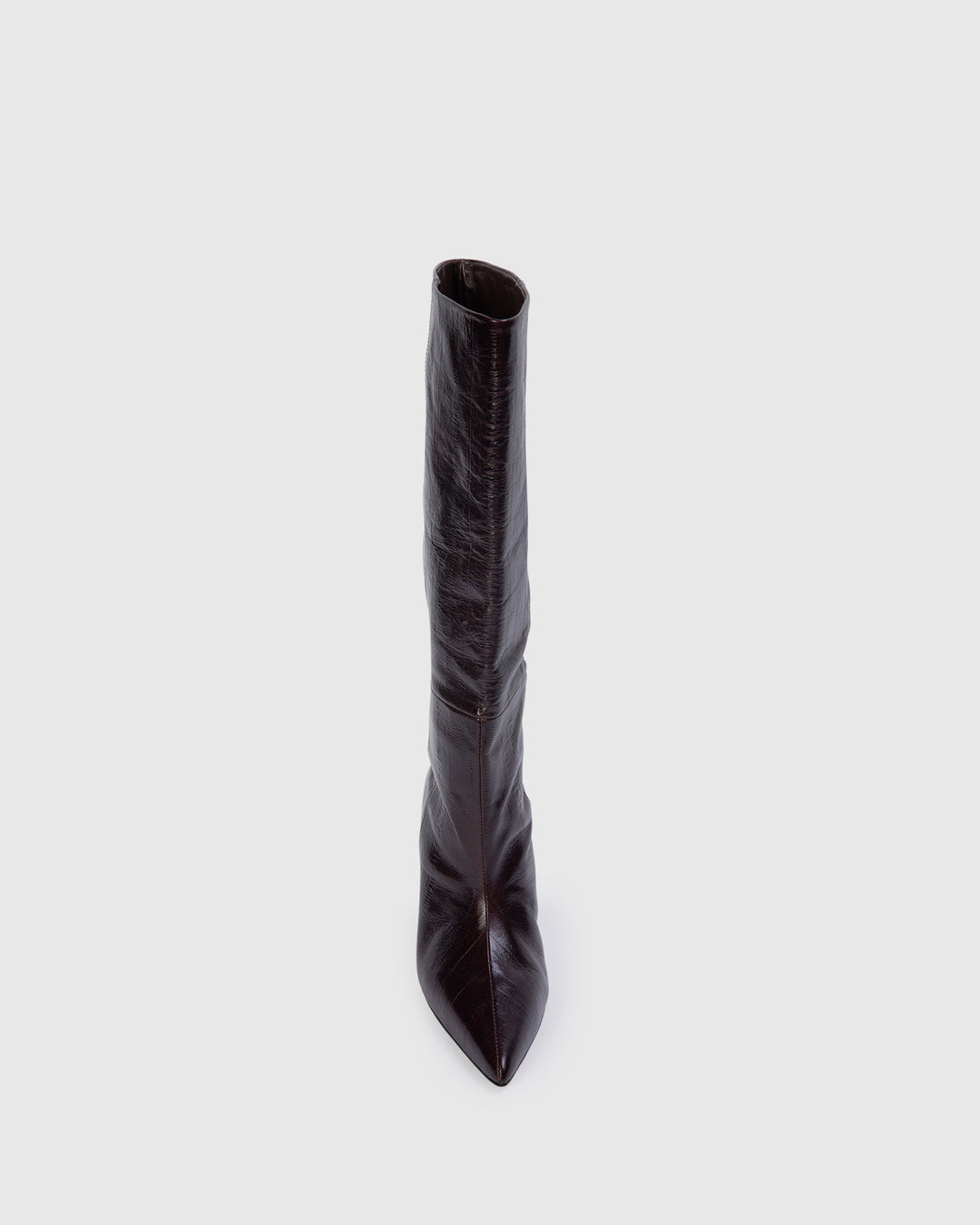 Kath 80MM Leather Boot Brown