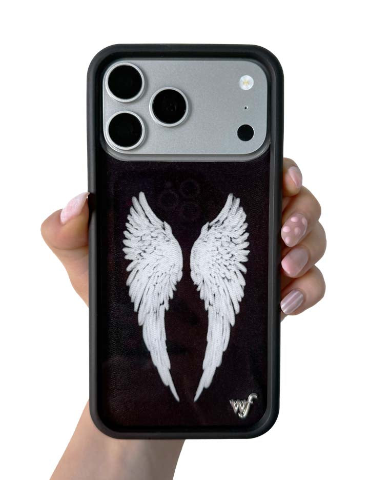 Angel Baby Black iPhone Case