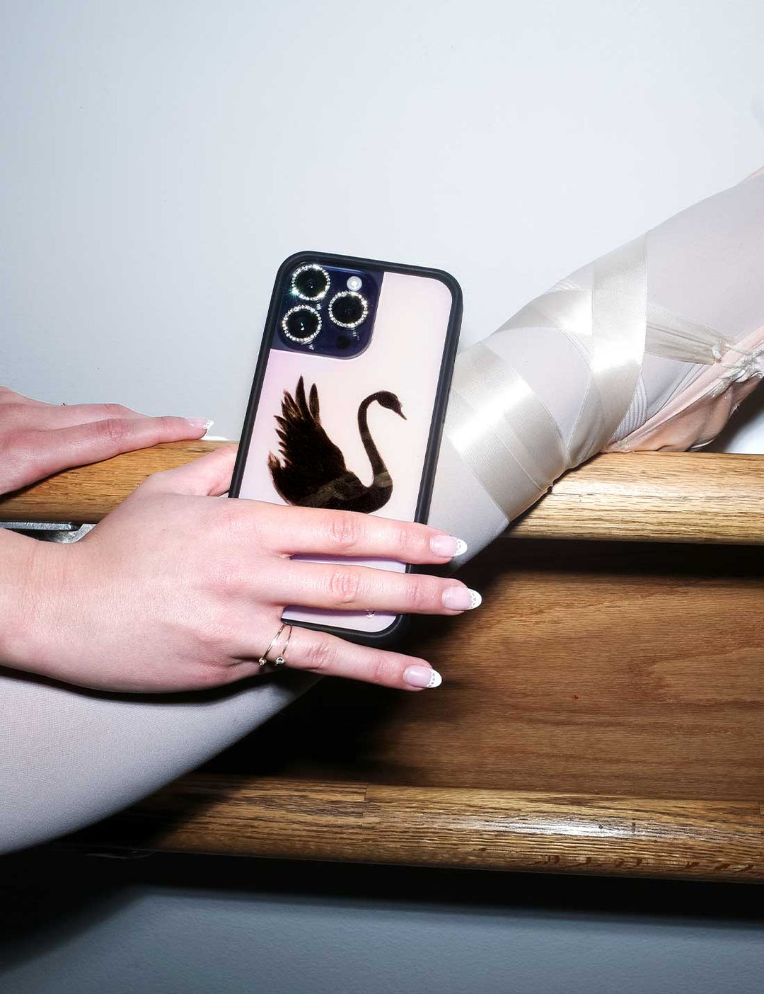 WILDFLOWER CASES Black Swan iPhone Case WILDFLOWER CASES Black Swan iPhone Case