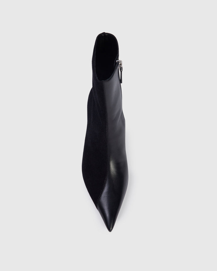 Oblika 70MM Suede Boot Black