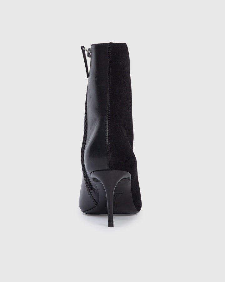 Oblika 70MM Suede Boot Black