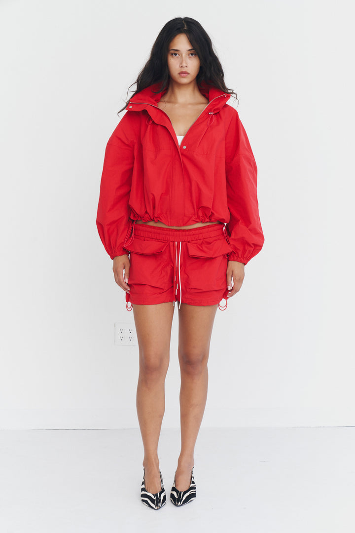 Alma Anorak Jacket Red