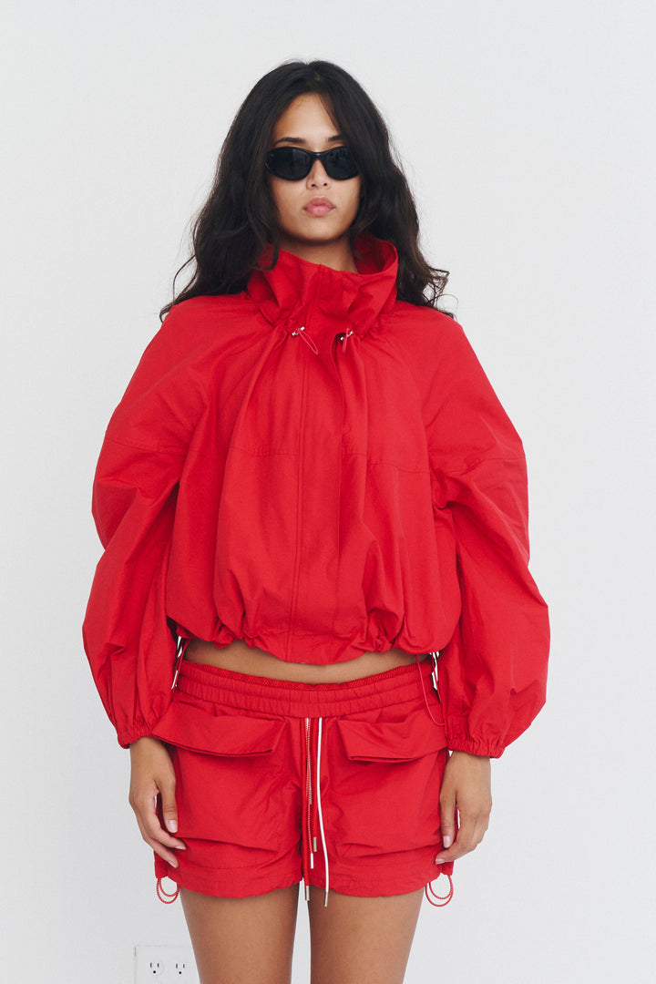 Alma Anorak Jacket Red