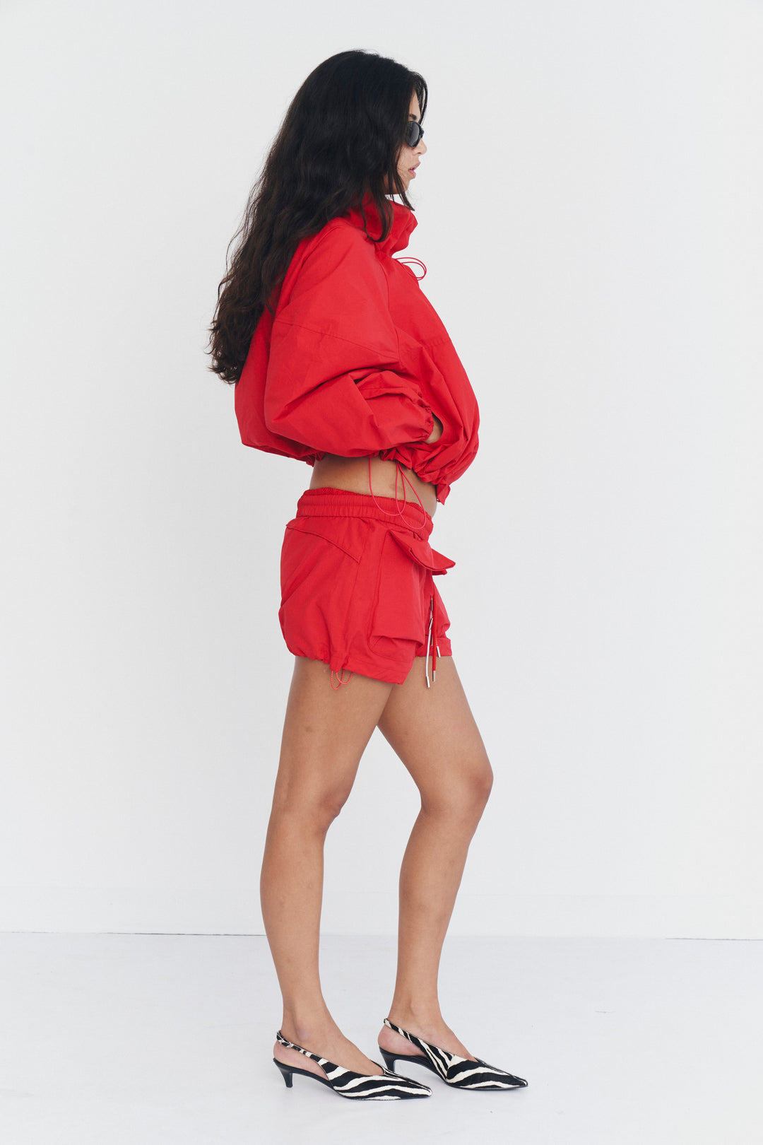 Alma Anorak Jacket Red