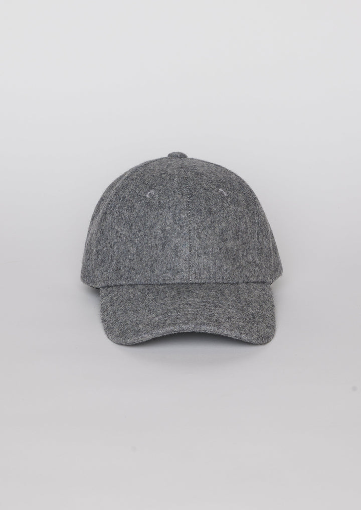 Solid Shetland Baseball Cap Heather Grey