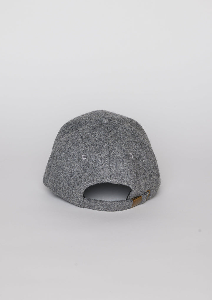 Solid Shetland Baseball Cap Heather Grey