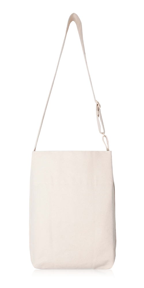 Crossbody Midi Bucket Natural Cotton