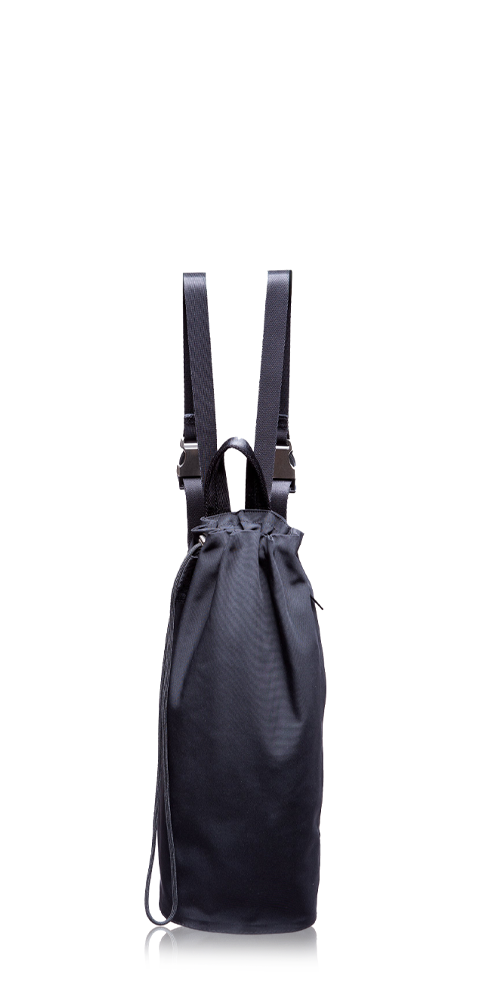 Nylon Slim Drawstring Backpack