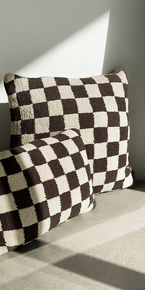 Checkerboard Throw Pillow