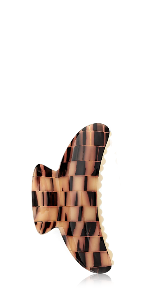Grande Heirloom Claw Blonde Checker