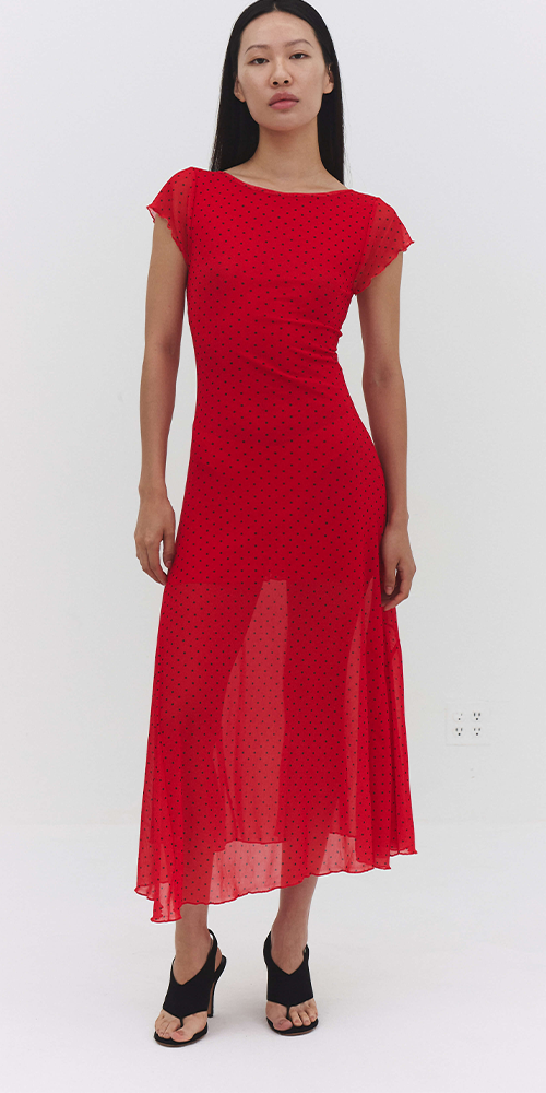 Valentina Dress Red