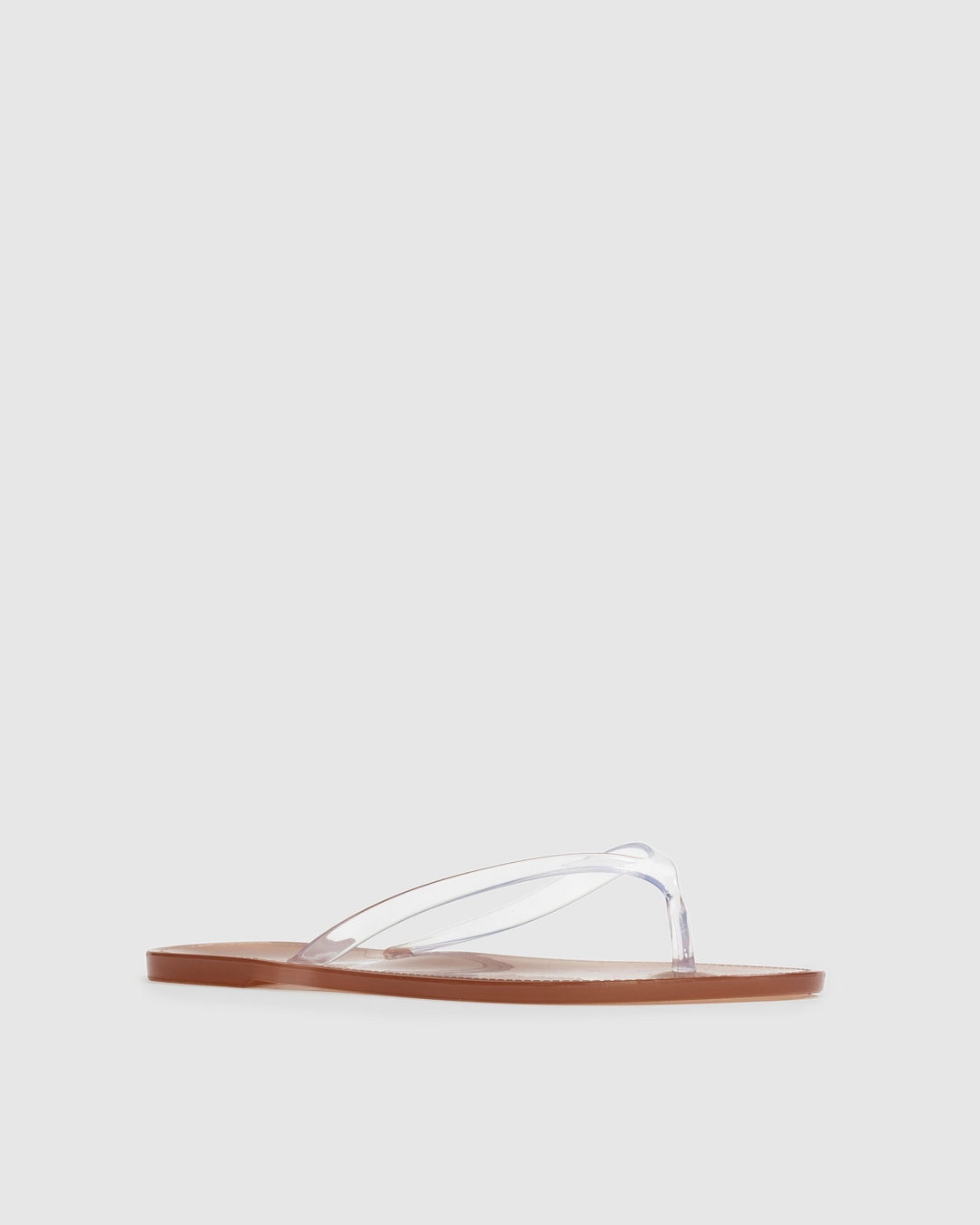 Crystal Flip Flop Sandal Old Rose/Clear