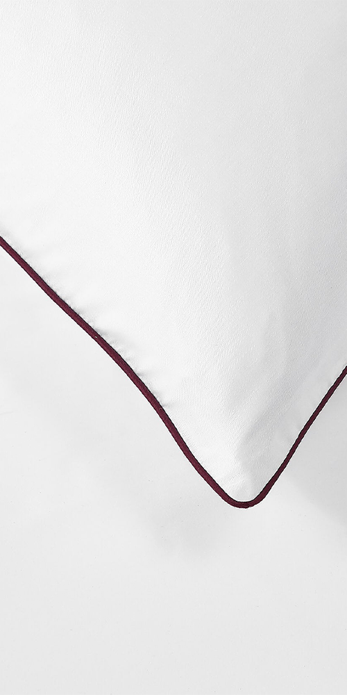 Lumière Luxe Sham Set with Piping