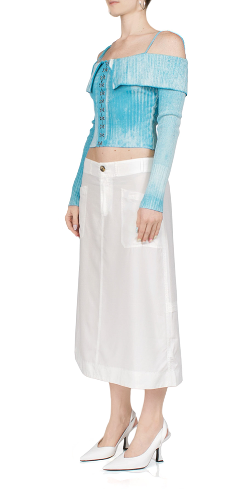 Dino Skirt White