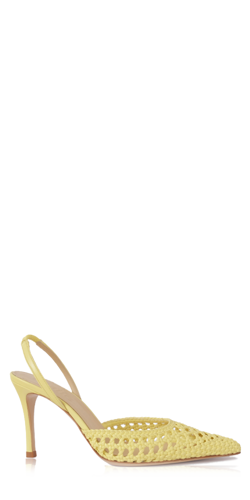 Juni Slingback Pumps Butter Yellow