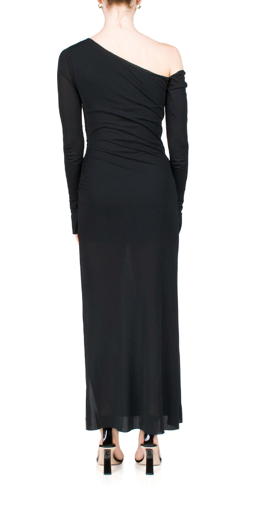 Monette Asymmetric Maxi Dress