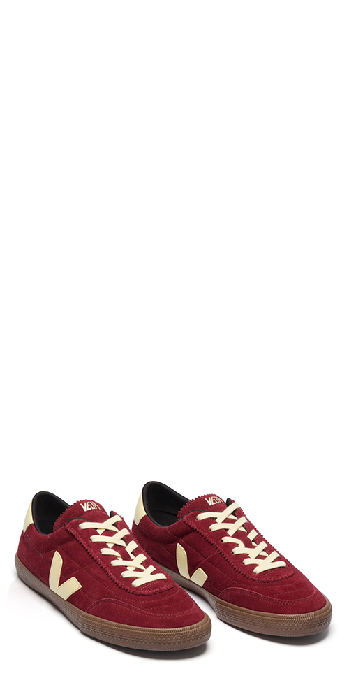 Paneka Suede Sneakers Grenat Sun Bark