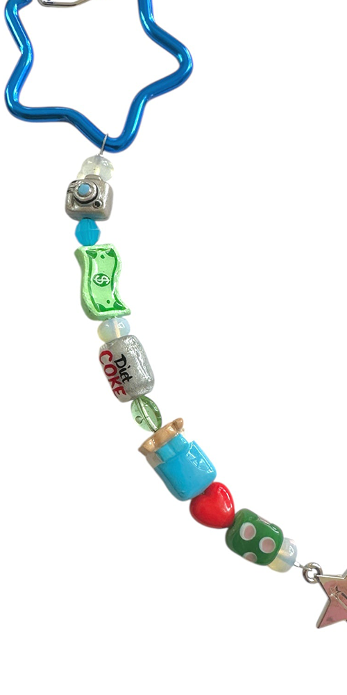 the sleepy homebody keychain
