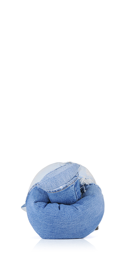 Denim Baby Knot Pillow III