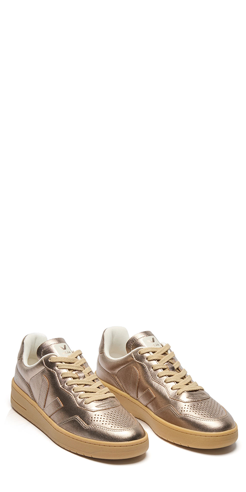 V-90 Leather Sneakers Full Bronze Natural