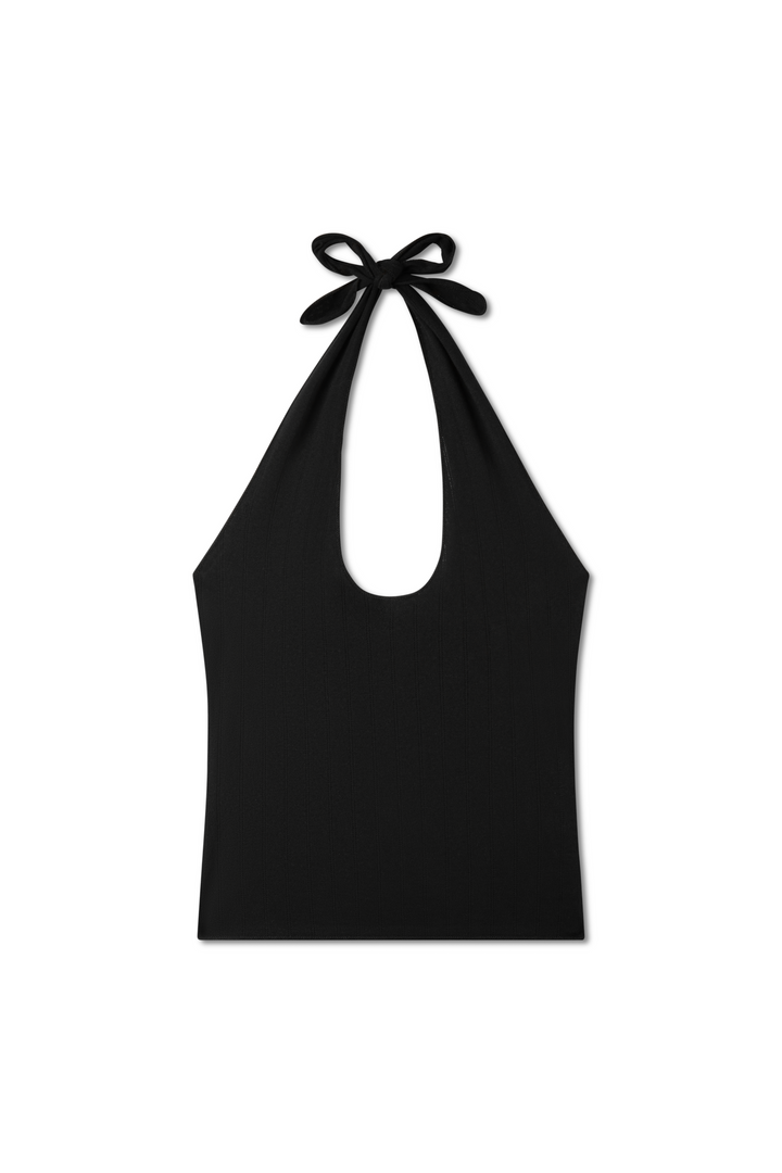Pauline Pointelle Halter Top
