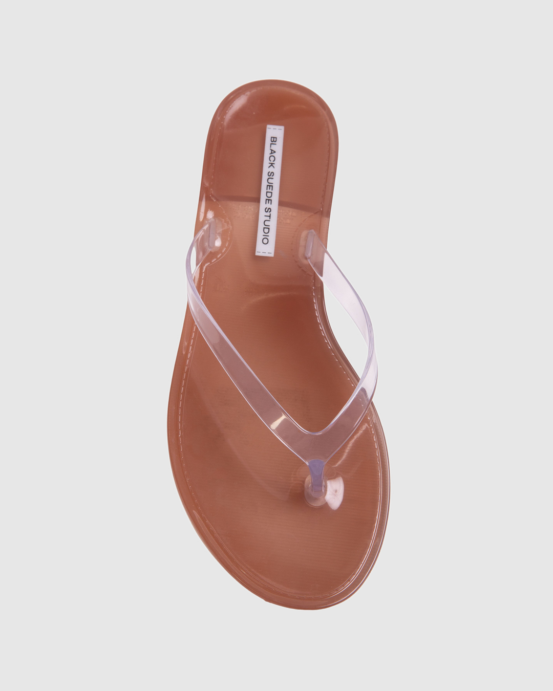 Crystal Flip Flop Sandal Old Rose/Clear