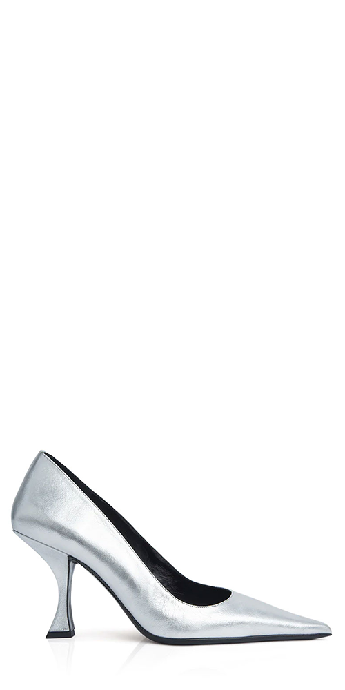 Viva Pump Silver Leather
