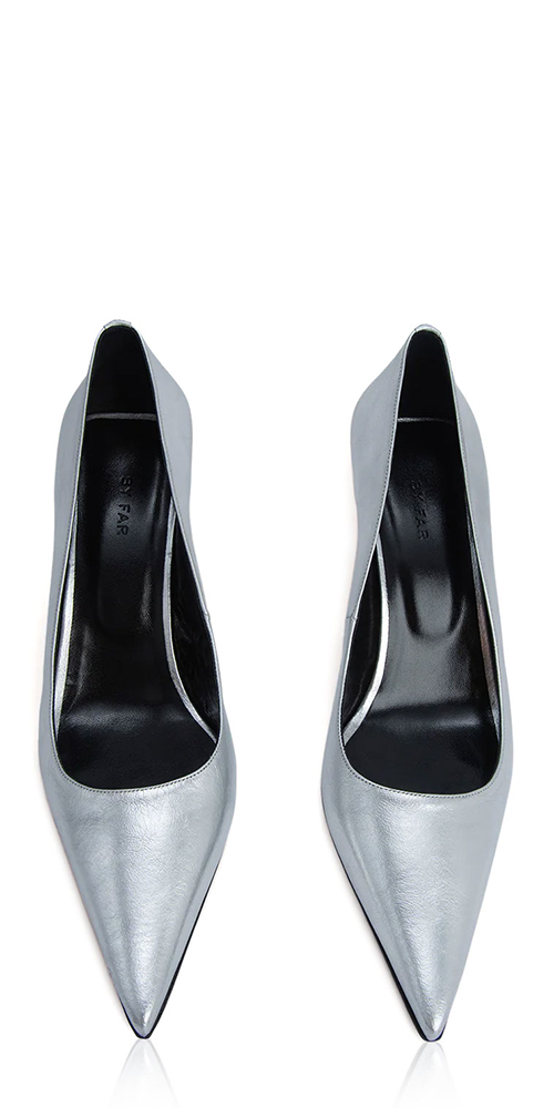 Viva Pump Silver Leather