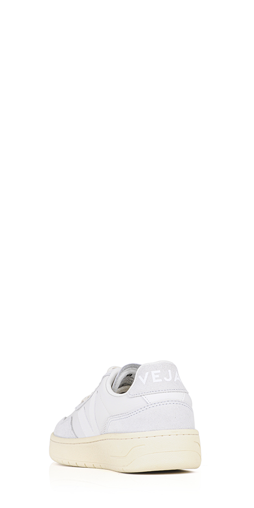 V-90 Leather Sneakers Gravel White