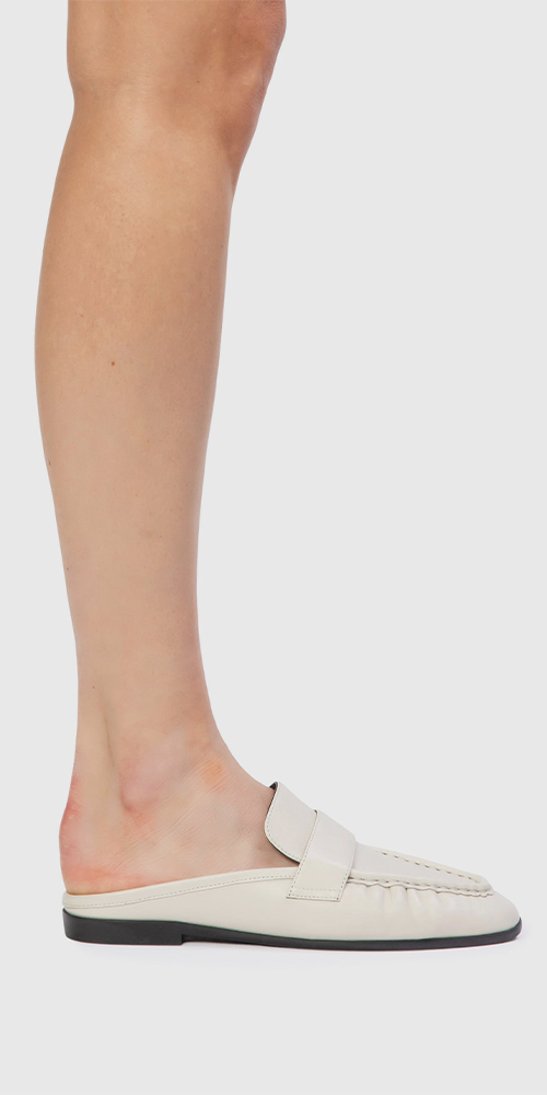 Gabby Loafer Mule Coconut