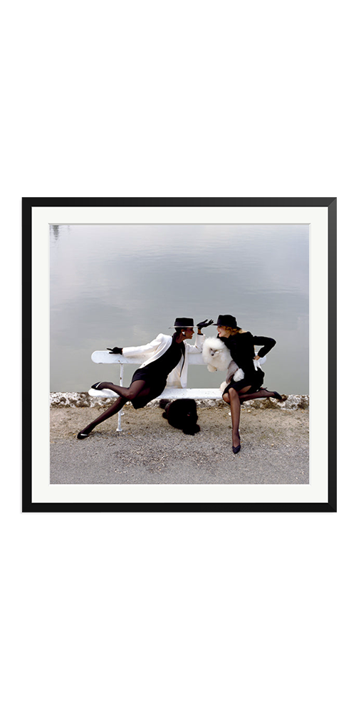 Iman And Jerry Hall, 1982