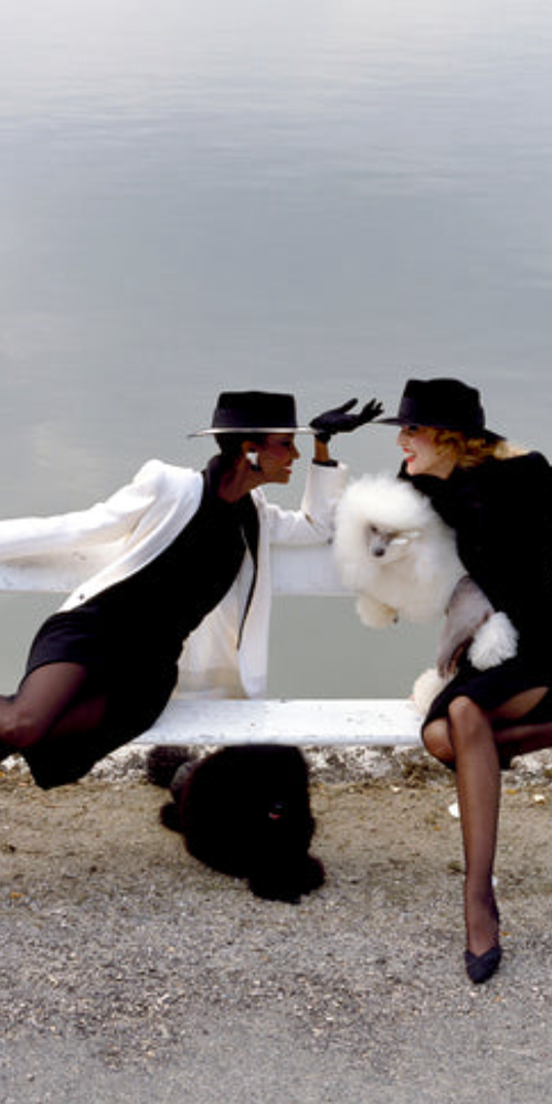 Iman And Jerry Hall, 1982