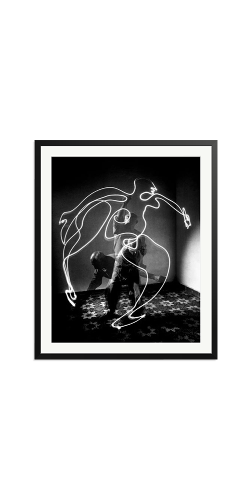 Picasso, Light Painting Multiple Exposure