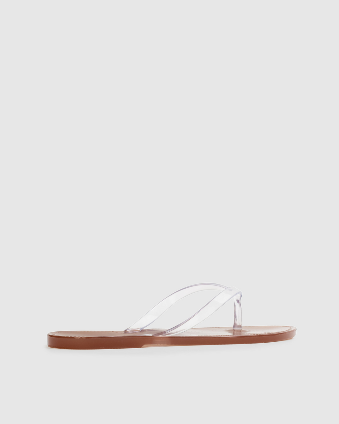 Crystal Flip Flop Sandal Old Rose/Clear