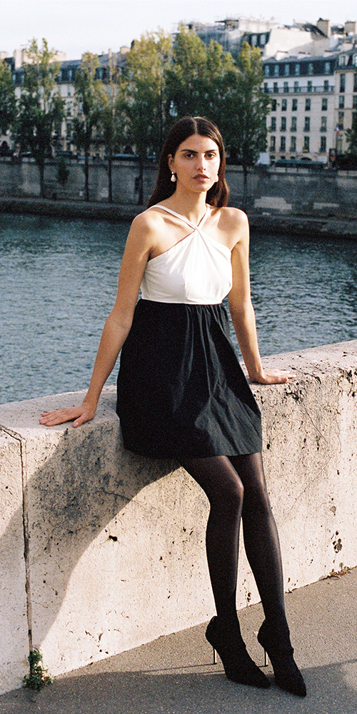 Salome Dress Parchment