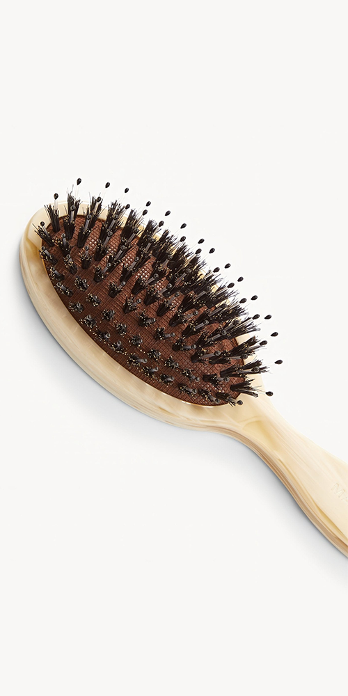 Travel Hair Brush Alabaster