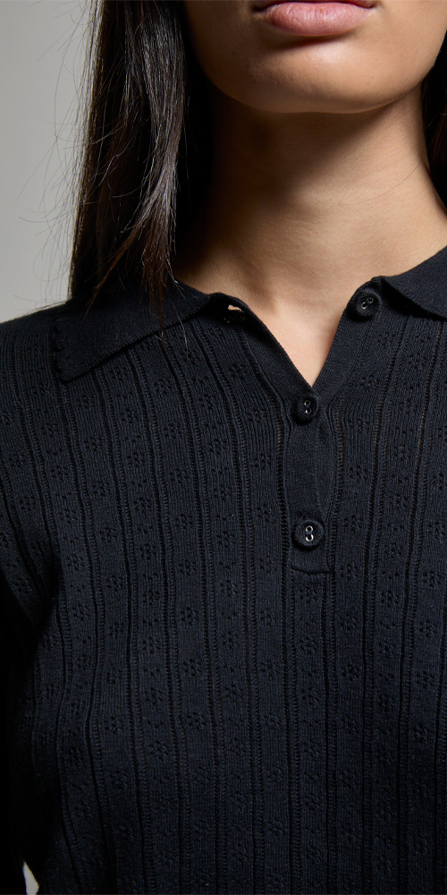 Paloma Pointelle Polo