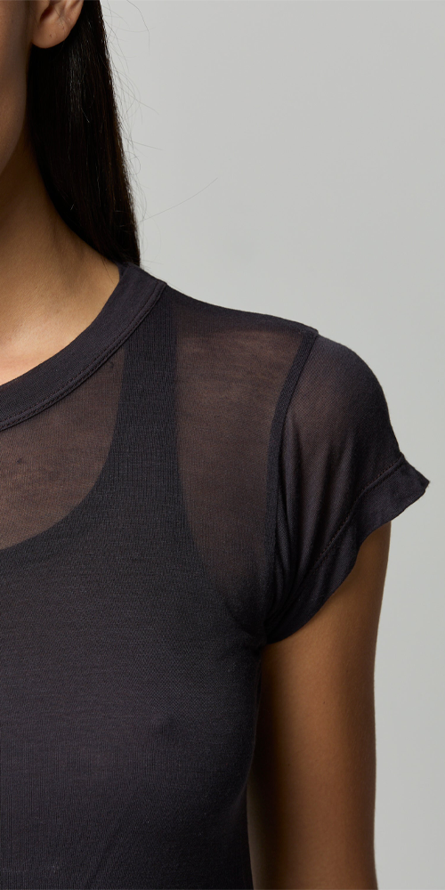Ava Sheer Baby Tee