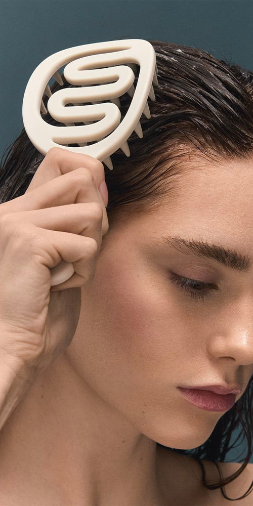 The Scalp Massager - Stimulating Silicone Scalp Brush