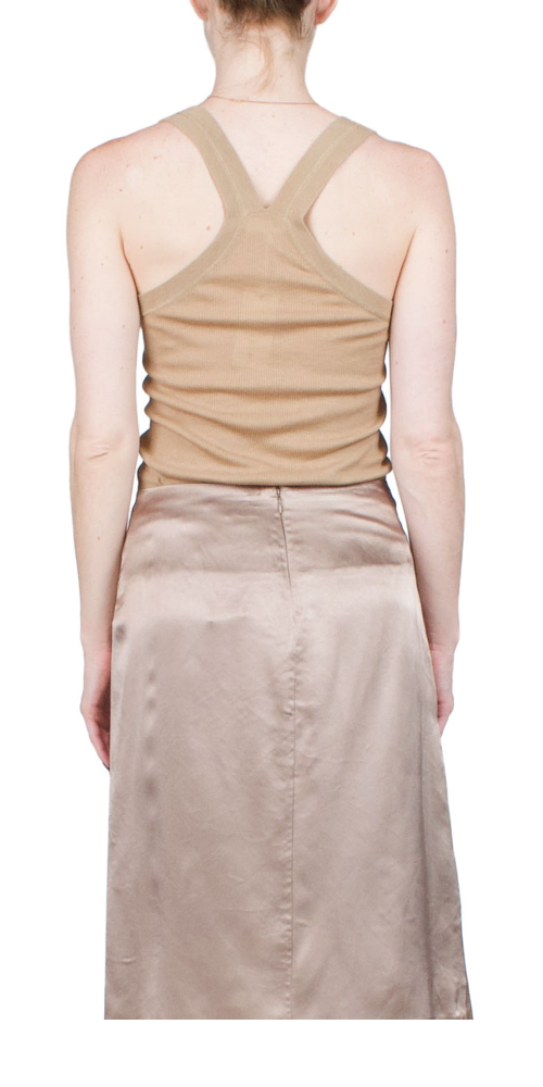 Skinny Rib Cami Sand