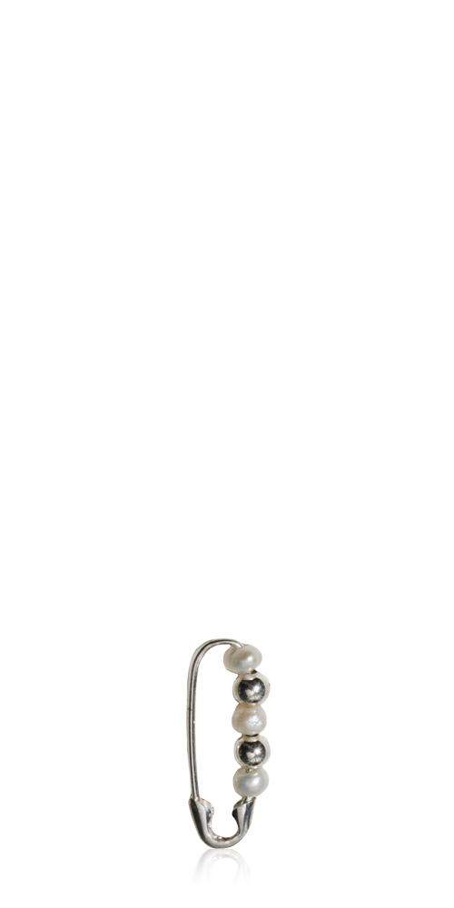 Mini Friendship Bead &amp; Pearl Safety Pin