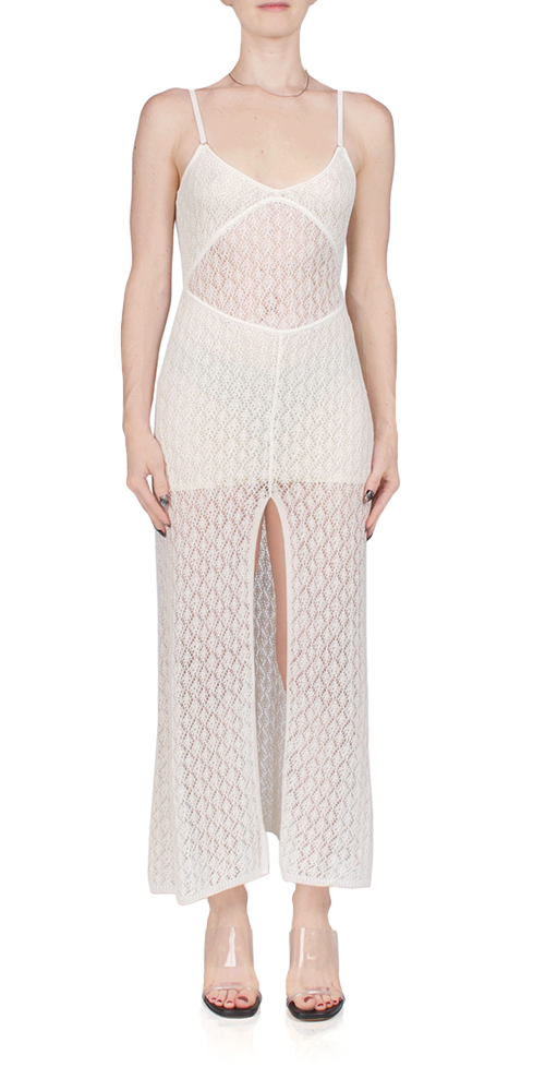 Breeze Backless Knit Maxi Dress